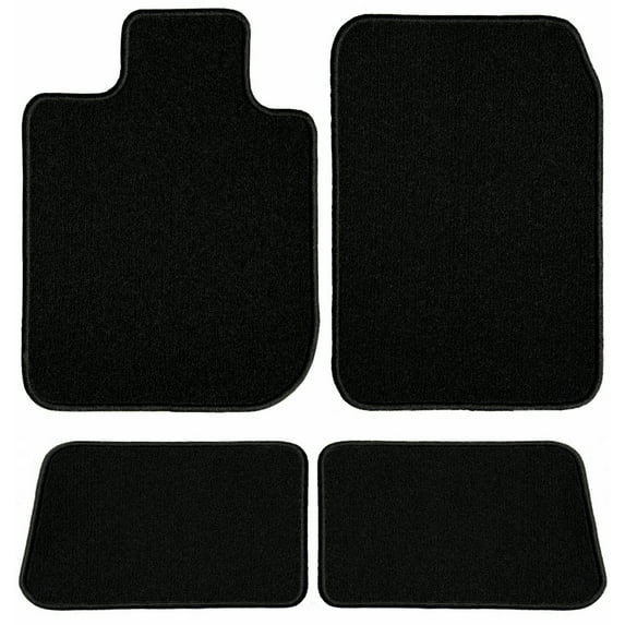 GGBAILEY GMC Sierra 2500 HD (4 Door Double Crew Cab) Black Classic Carpet Car Mats / Floor Mats, Custom Fit for 2011, 2012, 2013, 2014, 2015, 2016, 2017, 2018, 2019 - Driver, Passenger & Rear Mats