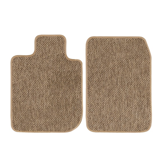 GGBAILEY Mercedes-Benz C-Class (Convertible) Beige All-Weather Textile™ Car Mats, Custom Fit for 2015, 2016, 2017, 2018, 2019, 2020 - Driver & Passenger