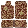 thumbnail image 1 of GGBAILEY Mercedes-Benz C-Class (Coupe) Red Oriental Car Mats, Custom Fit for 2015, 2016, 2017, 2018, 2019, 2020, 2021 - Driver, Passenger & Rear Carpet Car Mats, 1 of 2