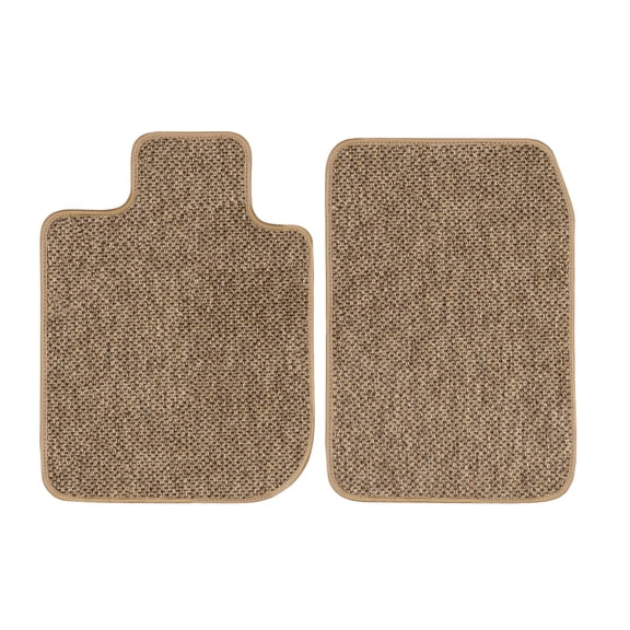 GGBAILEY Mercedes-Benz S-Class (Sedan) Beige All-Weather Textile Car Mats, Custom Fit for 2014, 2015, 2016, 2017, 2018, 2019, 2020 - Driver & Passenger