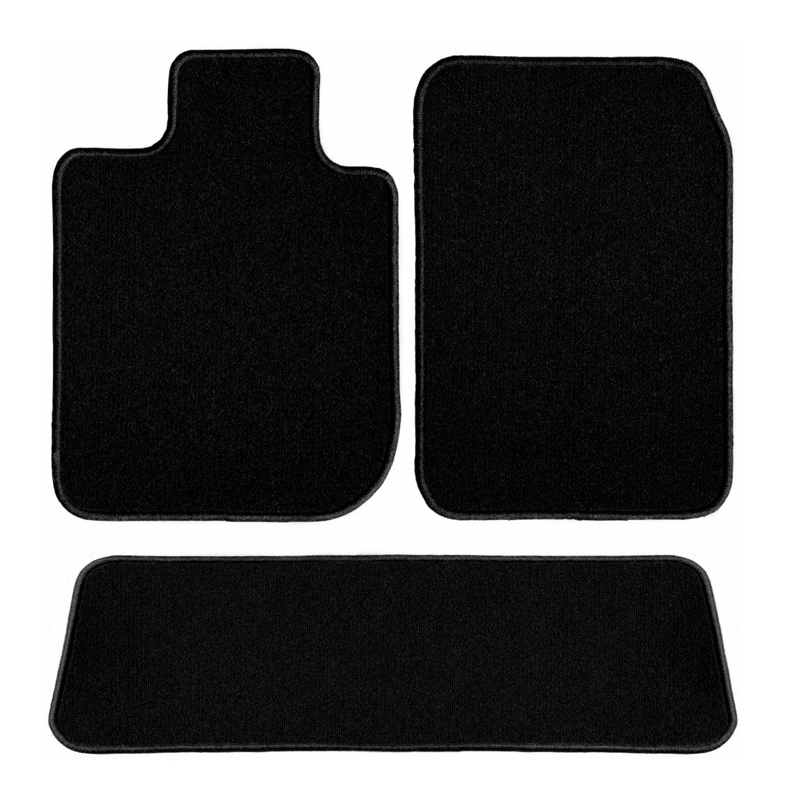 GGBAIlEY Tesla Model S Black Classic Carpet Car Mats,Custom Fit for 2013-2019