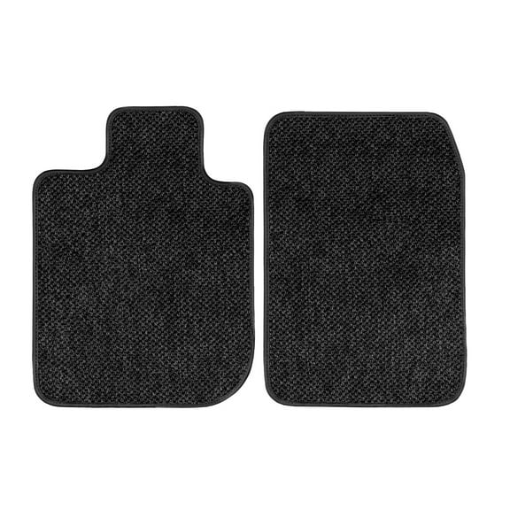 GGBAILEY Tesla Model S Charcoal All-Weather Textile Car Mats, Custom Fit for 2013, 2014, 2015, 2016, 2017, 2018, 2019, 2020 - Driver & Passenger Carpet Car Mats