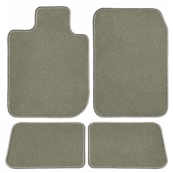 GGBAILEY Volkswagen Beetle (Convertible) Grey Classic Carpet Car Mats / Floor Mats, Custom Fit for 2018 - Driver, Passenger & Rear Mats