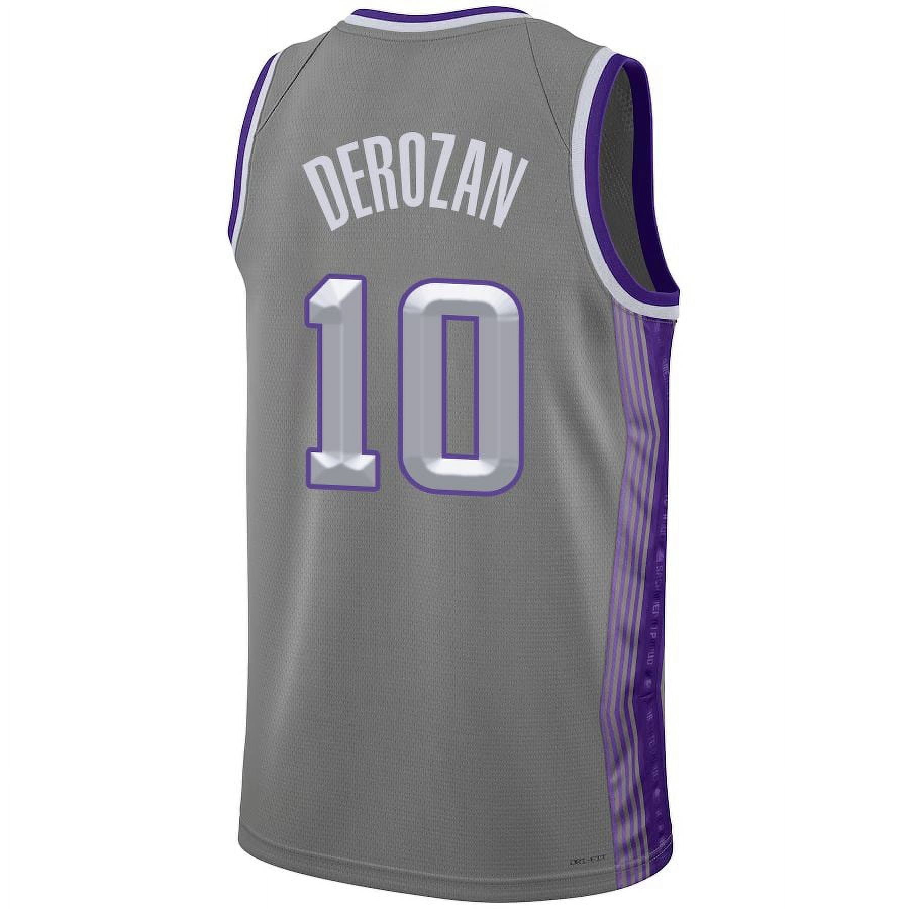 GGBATS DeMar DeRozan 10 Gray Jersey