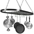 thumbnail image 1 of GGI International Sorbus Pot and Pan Rack for Ceiling with Hooks - Multi-Purpose Storage Rack - N/A Black, 1 of 7