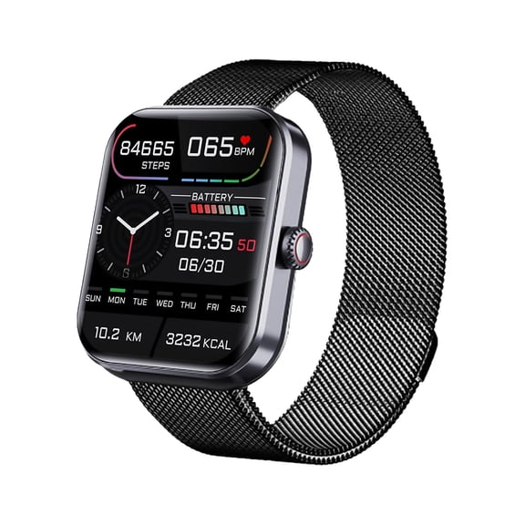 GGMCN Outfany Trackpro 2.0 Monitor Watch, with 50+ Sports Modes, Sleep Monitor, 1.91Inch HD Large Screen, Compatible with iPhone & Android, for Man (Silicone White)