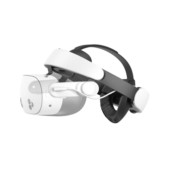 GGMCN design H4 Boost Comfort Battery Head Strap Accessories for Meta/Oculus Quest 3/3S, Dual Fast Charge The VR Headset and Battery Strap in 2.5h, Halo Strap Reduce Facial Pressure, Not for Quest 2