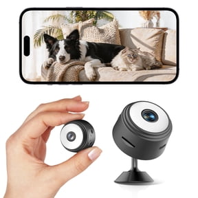GGMVN 1080P HD Pet Robot Camera, Small Indoor Home Security Camera with App Control, Smart Wireless WiFi Camera for Cat, Dog, Baby, Elderly Monitor