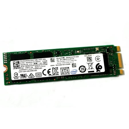 GGRDW SSDSCKKF512G8 Dell Intel 512GB M.2 SATA SSD