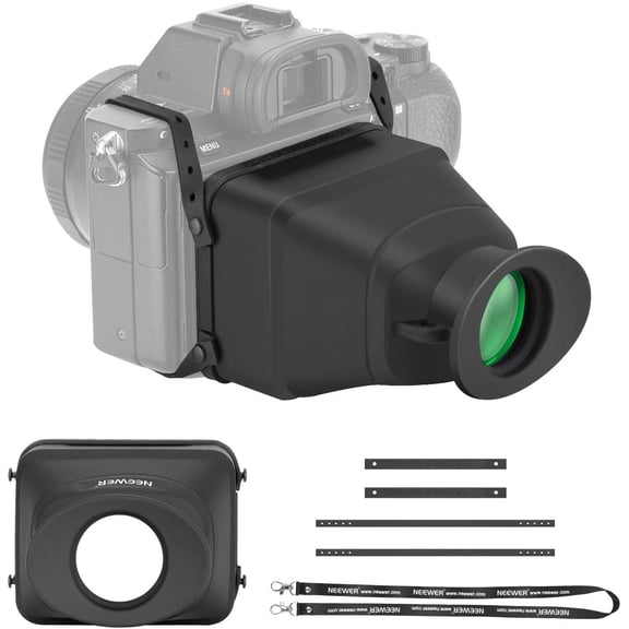 GGS S8 3X Optical Viewfinder Camera Viewfinder Fit 3-3.2" LCD for Canon Nikon