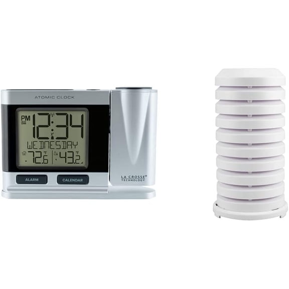 GGSW Projection Alarm Clock with Temperature and Sensor Protection Shield
