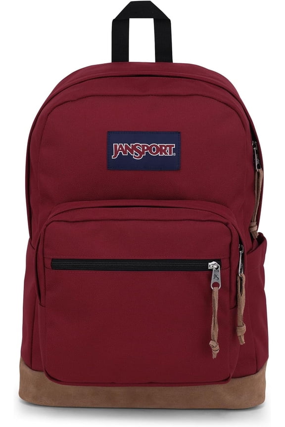 Right Pack Backpack - Durable Daypack with Padded 15" Laptop Sleeve, Spacious Main Compartment & Integrated Water Bottle Pocket - Russet Red