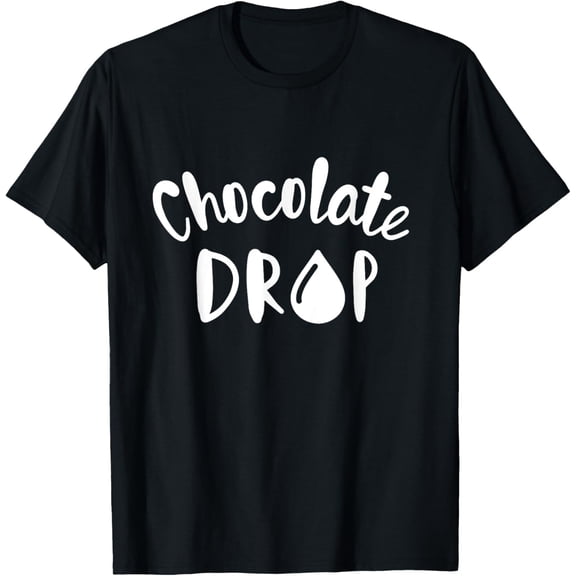 GGT Chocolate Drop Melanin Urban Love T-ShirtMen and women, Black T-shirt, size: Extra large