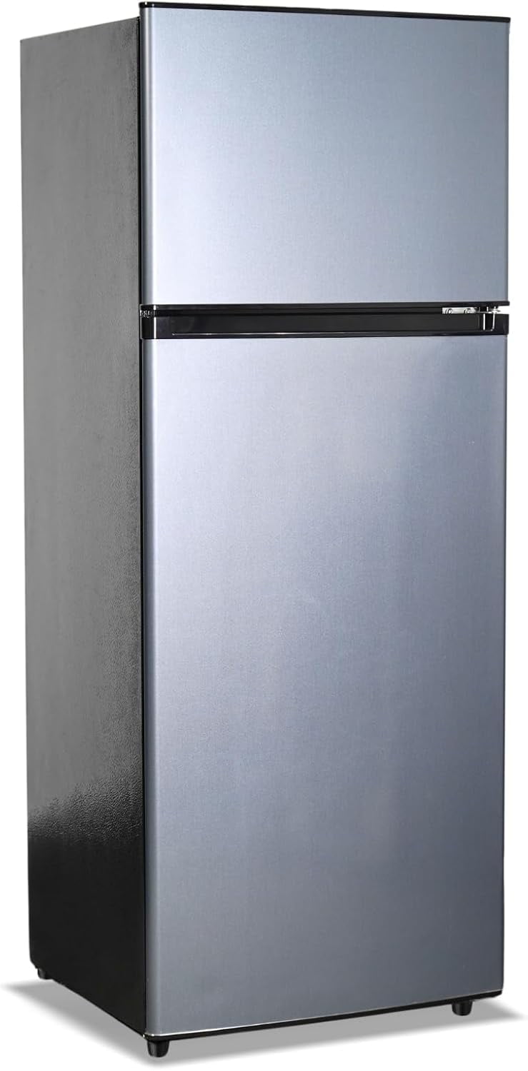 GGTB 3.5 Cu Ft Refrigerator with Freezer, 2 Doors Refrigerator, Fridge for Bedroom, Kitchen, Dorm, Apartment, Garage, Office