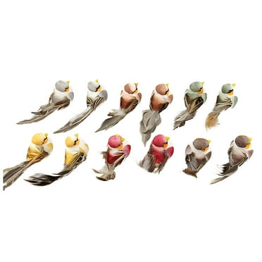 GGdda Up to 50% off Bug Catcher Artificial Birds Foam Wedding Birds Ornament Colorful Decor Venue 12Pcs Patio & Garden Insect Traps 4.1*1.6*1Inch (Clearance) Foam