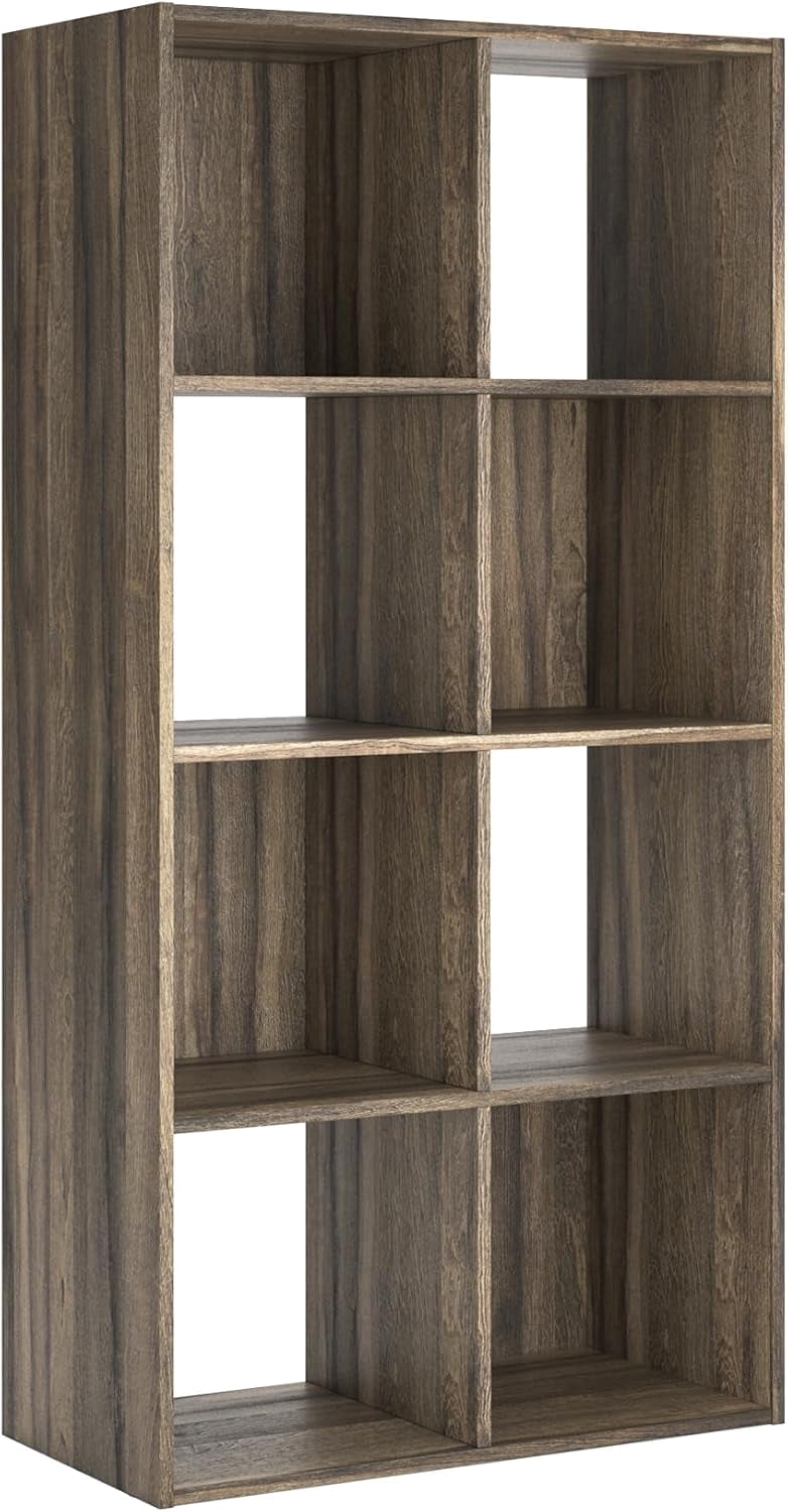 GGsum Shallifer 8 Cube Storage Organizer or Bookcase, Brown