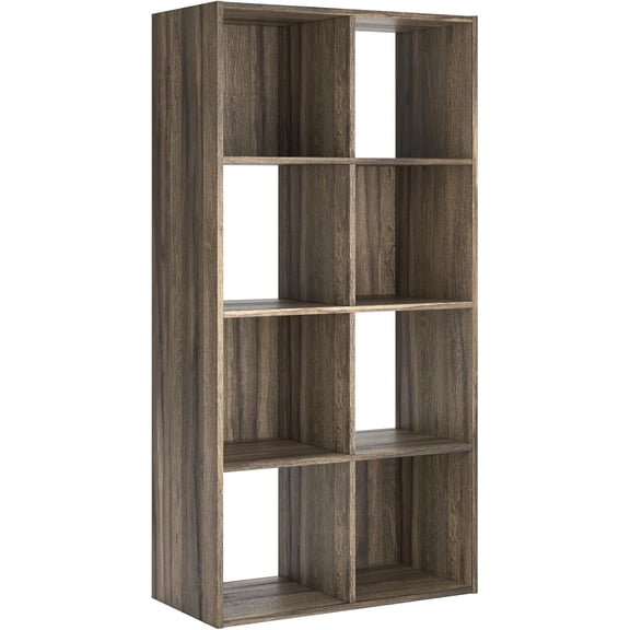 GGsum Shallifer 8 Cube Storage Organizer or Bookcase, Brown
