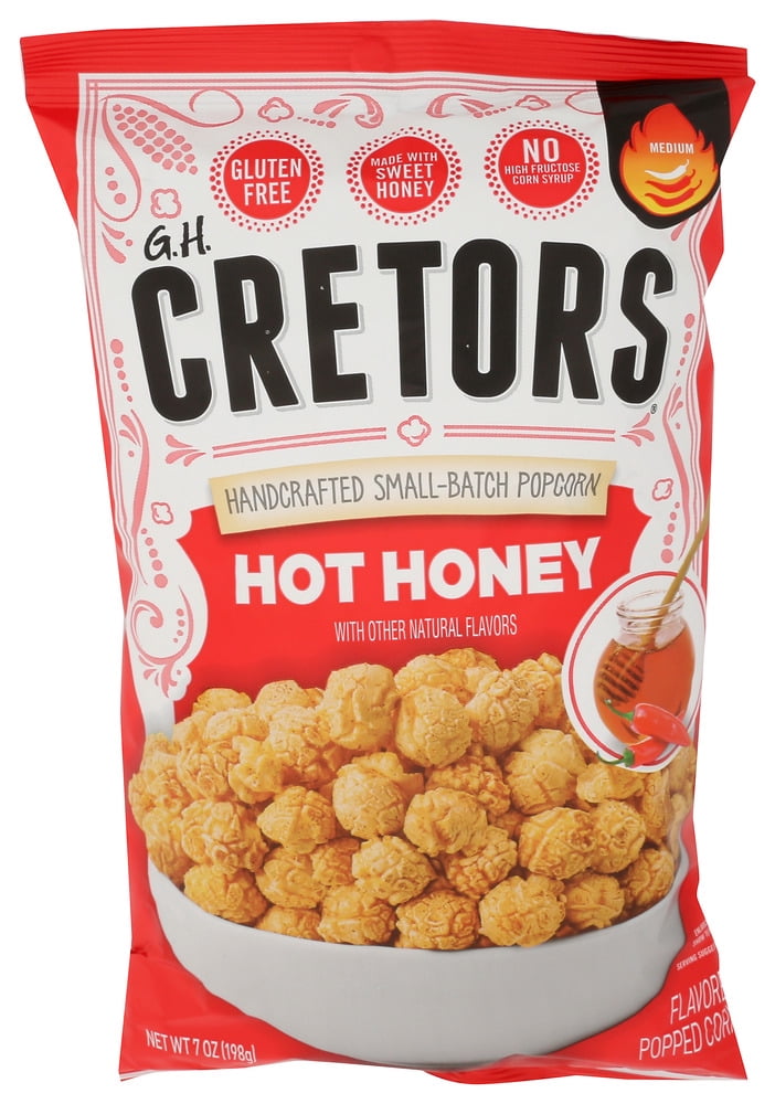 GH Cretors Hot Honey Popcorn 7 oz (Pack of 12)