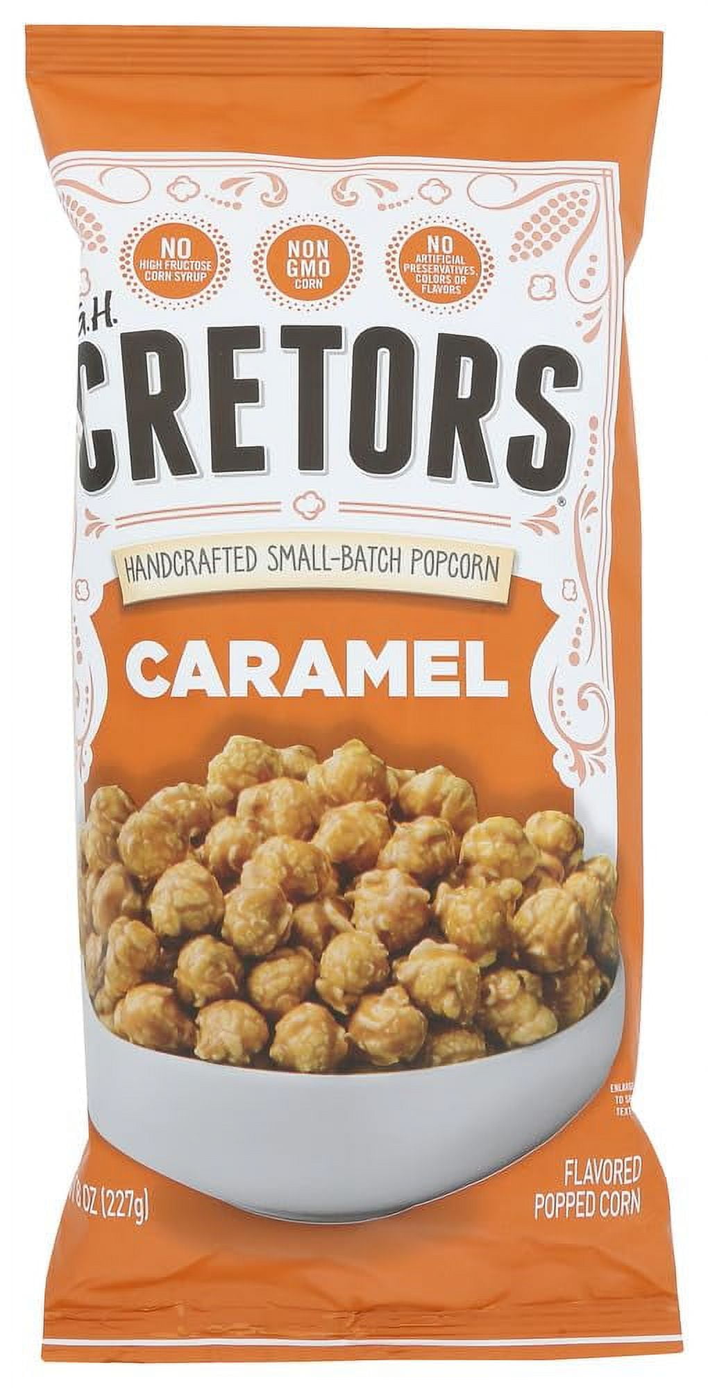GH Cretors Popcorn Just Caramel Corn 8.0 OZ (Pack of 3)