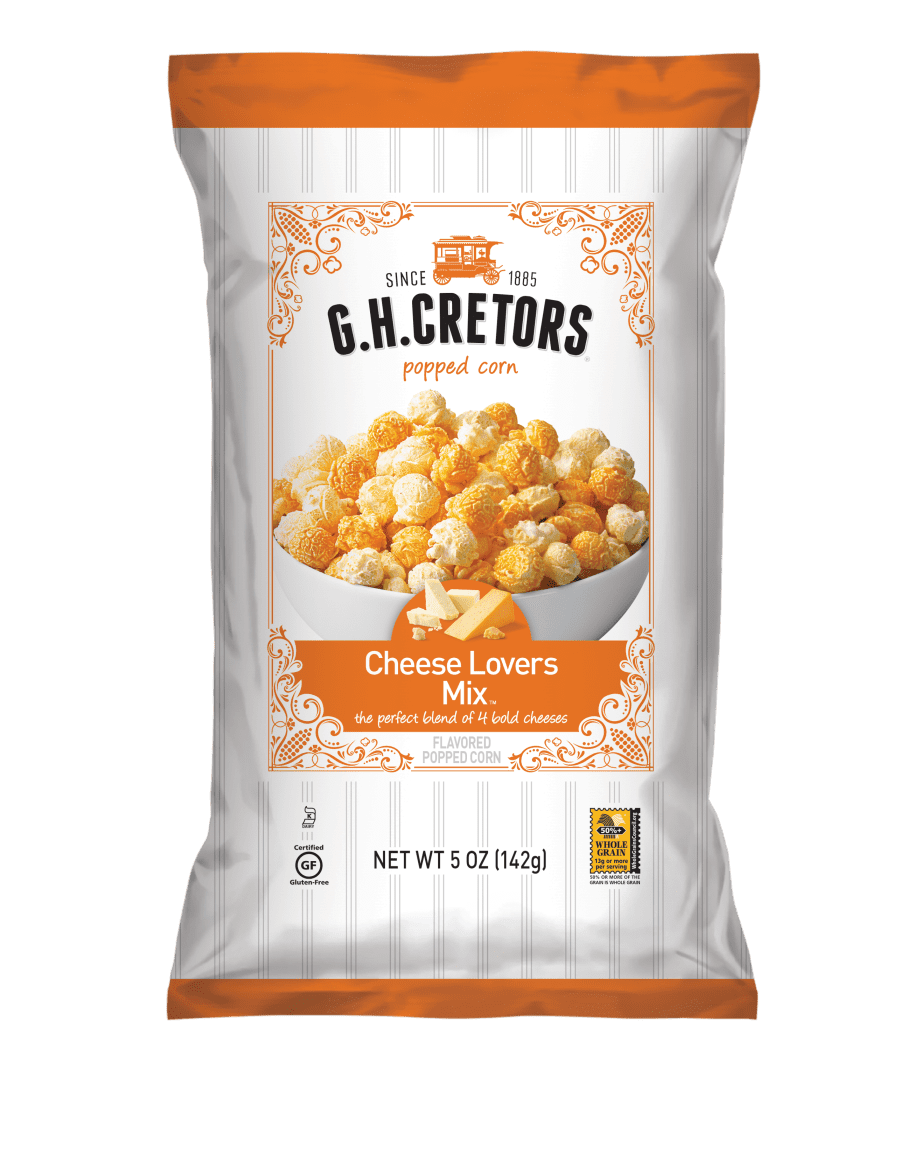 GH Cretors Popcorn Just Cheese, 6.5 OZ (Pack of 12)
