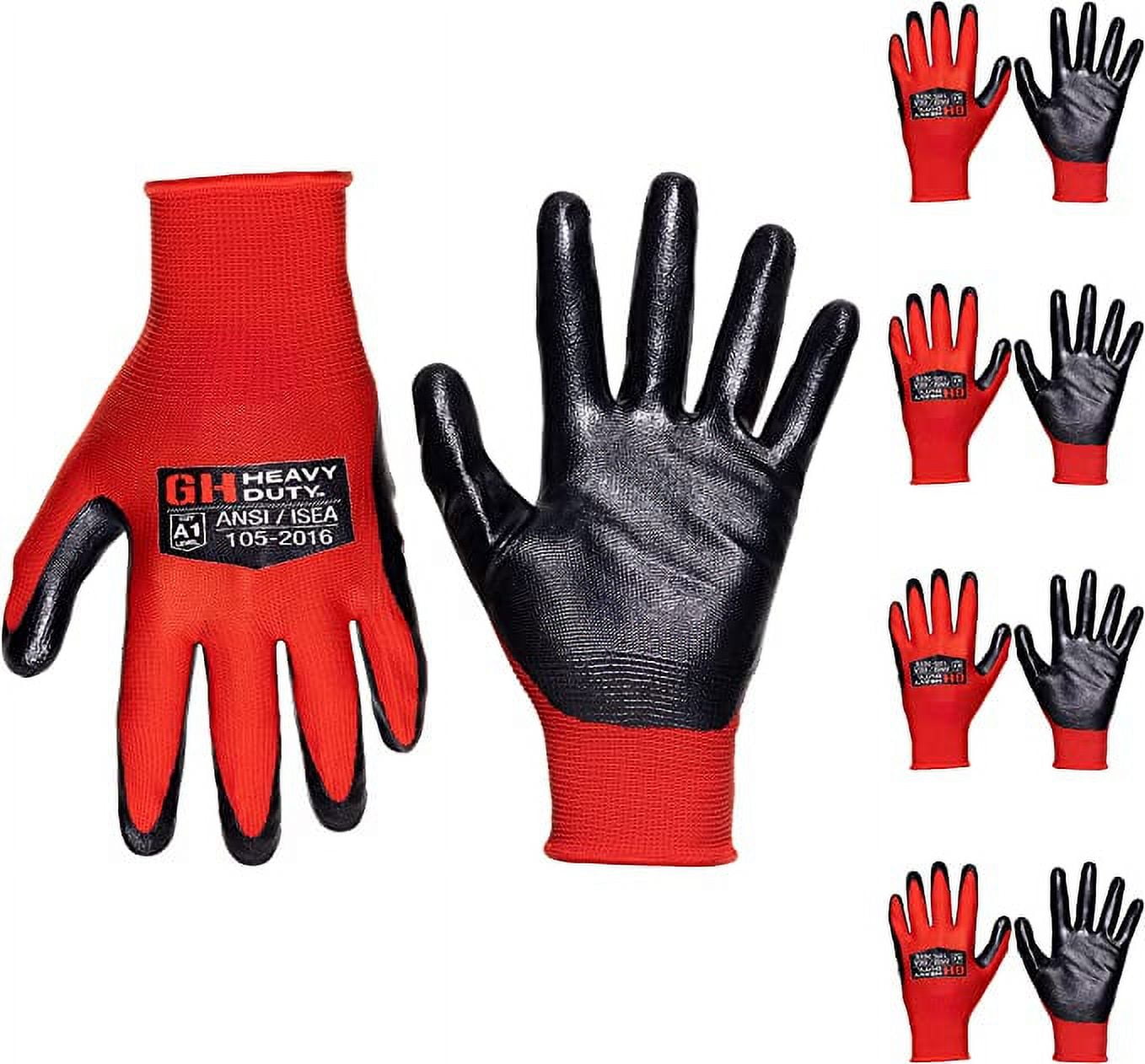 GH Heavy Duty Nitrile Reusable Work Gloves Cut Egypt Ubuy