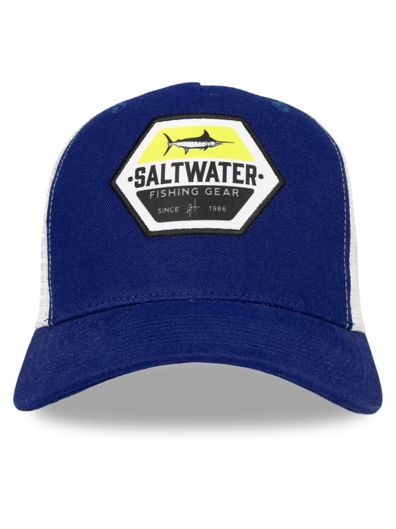 Adult Men's Fishing Hat, Navy, One Size Fits Most