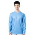 thumbnail image 1 of GH by Guy Harvey Men's Long Sleeve Performance Saltwater Fishing Shirt, Bonnie Blue, 2XL, 1 of 5