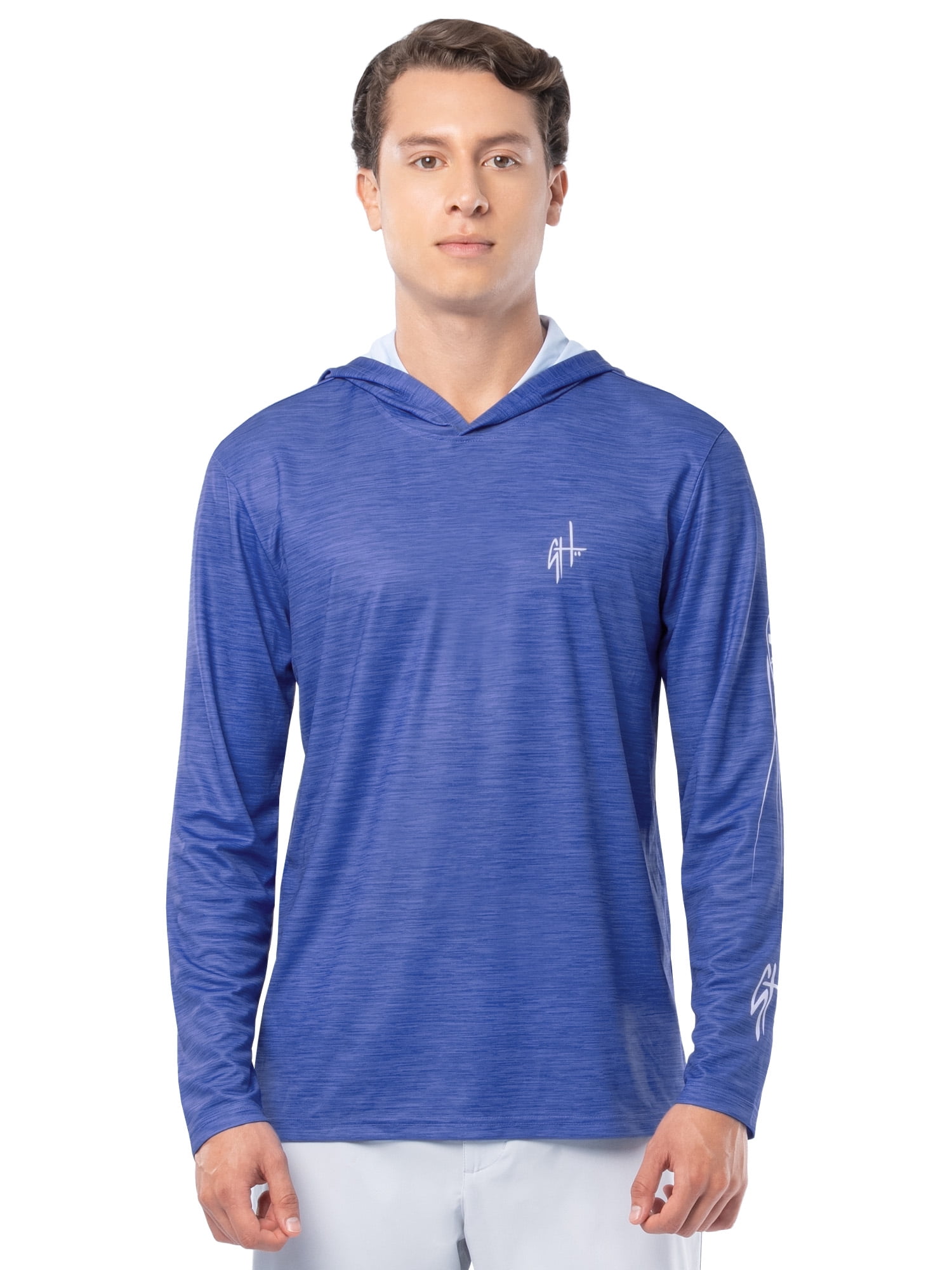 GH BY GUY HARVEY Men's Long Sleeve Sun Protection SFG Sportfishing Hoodie