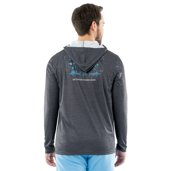 GH BY GUY HARVEY Men's Performance Long Sleeve Fishing Shirt, Sizes:S-3XL