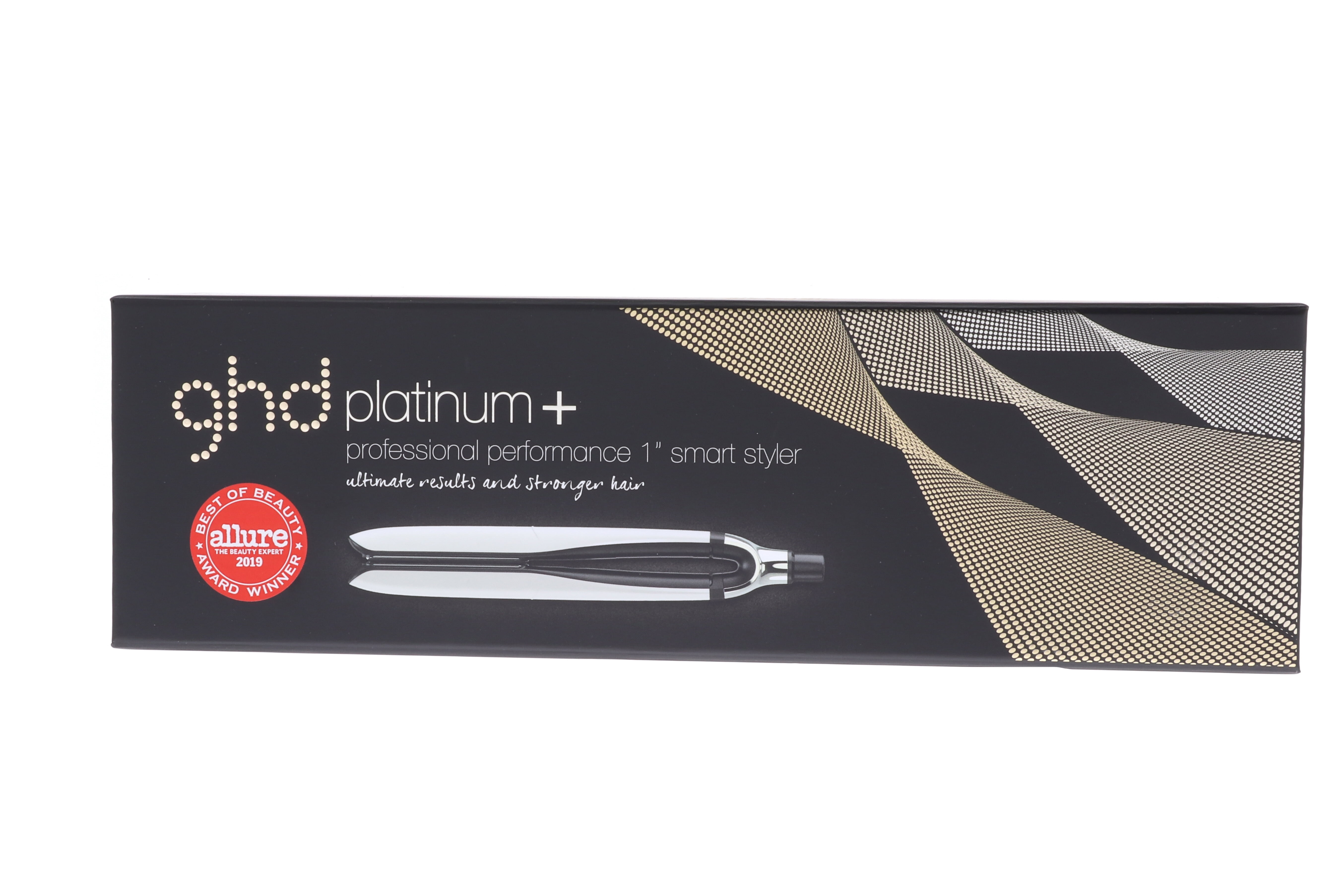 GHD Platinum+ Professional 1-inch Hair Styler, White, with