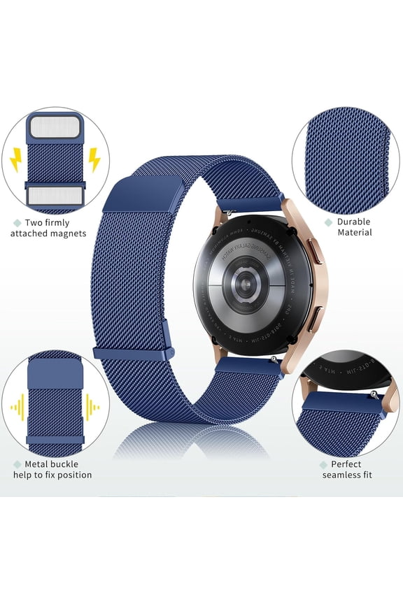 -20mm 22mm Watch Bands Stainless Steel Metal Quick Release Replacement Wristband Straps for Men Women
