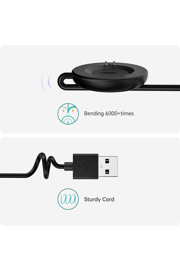 -Charger Compatible with iTouch Air 3 4 | Sport 3 4 Smart Watch - 1M,2 Pack