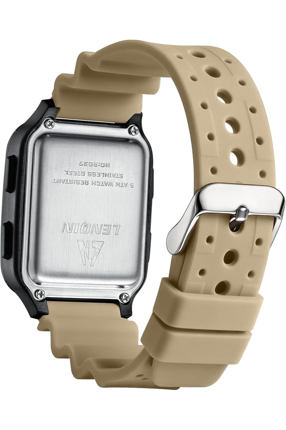 -Mens Digital Watch Ultra Thin Minimalist Sports Waterproof Digital Watches Men Outdoor Wrist Watch for Men with LED Backlight Timer Alarm Date