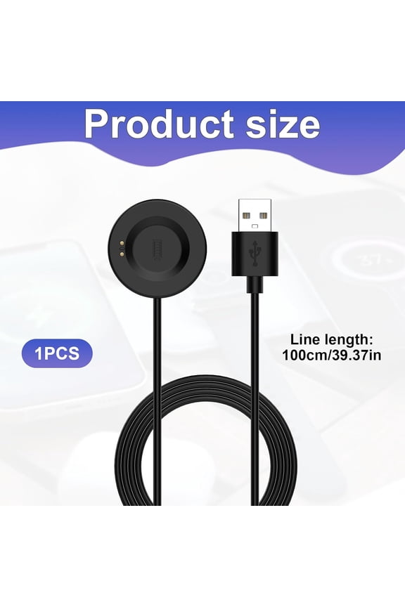 -Smartwatch Charger Compatible with iTouch Air 3 and 4iTouch Sport 3iTouch Explorer 3iTouch Air SE Magnetic USB Fast Charging Cable Dock for Smart Watches, 3.3ft/1m Cord