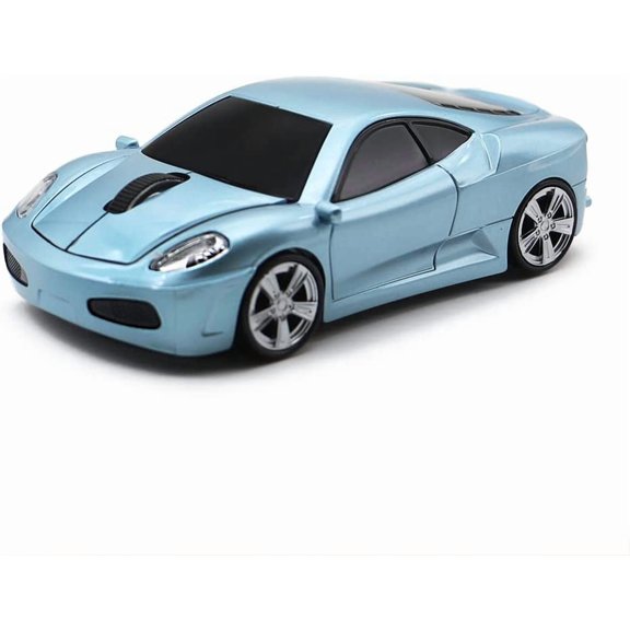 GHDYYPPDEHG-PC Wireless Car Mouse Optical Desktop Laptop Gaming Computer Mice (Azure)
