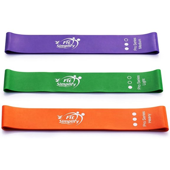 GHDYYPPDEHG-Pro Series Resistance Loop Exercise Bands, Set of 3