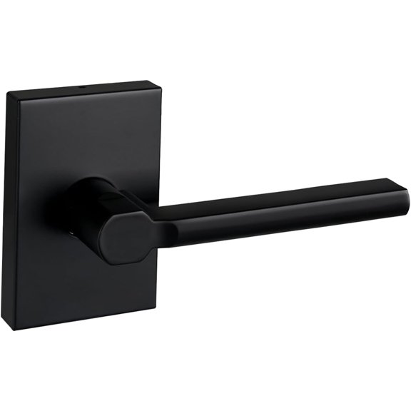 GHDYYPPDEHG-Single Sided Dummy Door Handle for Closet or Pantry, Non-Turning Matte Black Reversible Interior Push/Pull Lever, MDC894-DB-Dummy-1P
