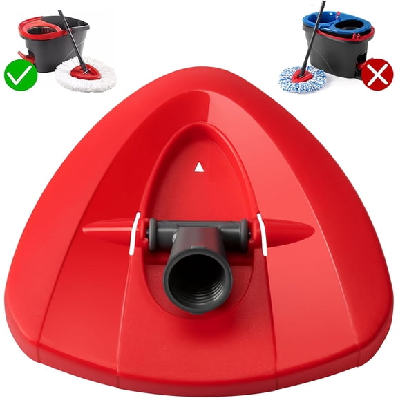 GHDYYPPDEHG-Spin Mop Replacement Base for O-Ceda EasyWring 1 Tank System Replace Head | Plastic Mop Base Part, Rotating Mop Head Cover, Triangle Easy Cleaning Base for Spin Mop Accessories