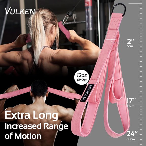 GHDYYPPDEHG-Tricep Rope Cable Attachment. Two Size in One Extra Long Pull Down Rope. Triceps Extension Straps Gym Equipment. Home Workout Handles for Resistance Bands.