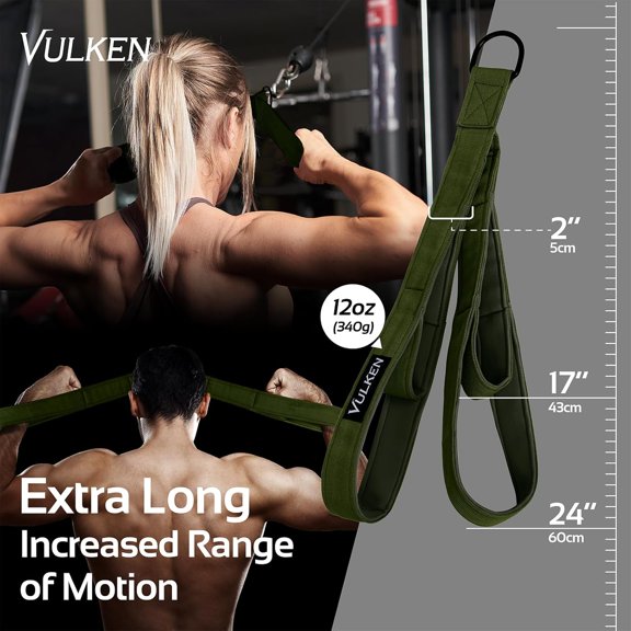 GHDYYPPDEHG-Tricep Rope Cable Attachment. Two Size in One Extra Long Pull Down Rope. Triceps Extension Straps Gym Equipment. Home Workout Handles for Resistance Bands.