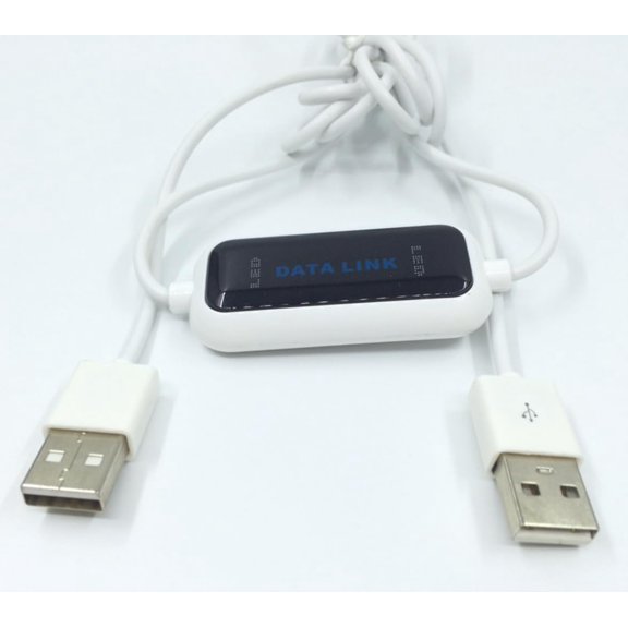 GHDYYPPDEHG-USB File Transfer Cable 1.5m - Windows Plug and Play No Driver, Built-in File Manager, PC to PC Data Sync Only, Does NOT Support Keyboard/Mouse Sharing