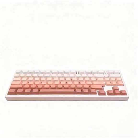 GHDYYPPDEHG-keycaps for Mechanical KeyboardCustom keycapsCompatible with 61/68/84/87/98/108Applicable to Cherry gateron mx MechanicalGradient (Pink)