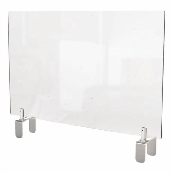 GHENT CLEAR PARTITION EXTENDER ATTACHED CLAMP 42 X 3.88 X 18 PEC1842A - CLEAR
