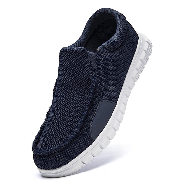 GHFKKB Men's Casual & Dress Shoes Slip On Breathable Comfortable, Black,  US9.0