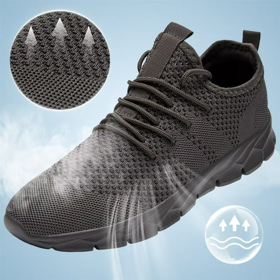 GHFKKB Men's Shoes Casual Sneakers Mesh Running Shoes Breathable Outdoor Sports Fitness Walking Shoes Lightweight