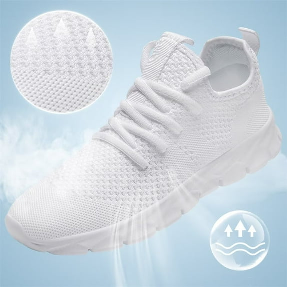 GHFKKB Men's Shoes Casual Sneakers Mesh Running Shoes Breathable Outdoor Sports Fitness Walking Shoes Lightweight