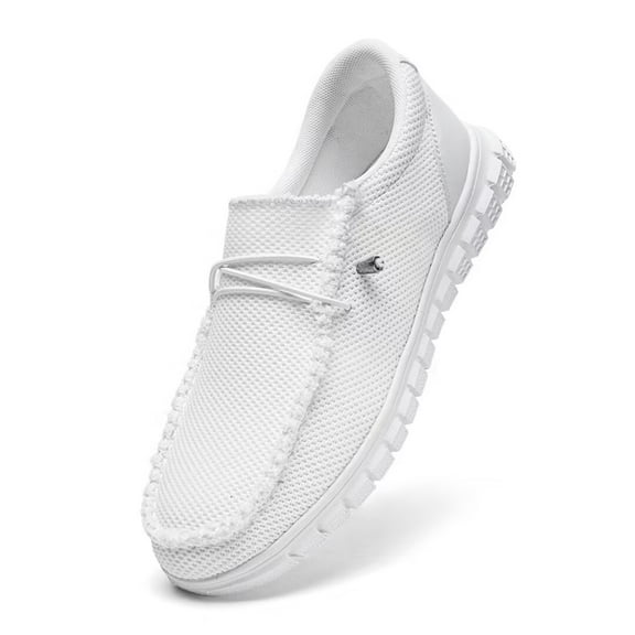 GHFKKB Men's Shoes Loafers Shoes Slip On Flat Boat Shoes Lace Up Walking Shoes Light And Comfortable