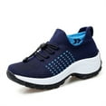 thumbnail image 1 of GHFKKB Women's Walking Shoes Sneakers Non-Slip Breathable Mesh Platform Loafers Slip-On Shoes, 1 of 7