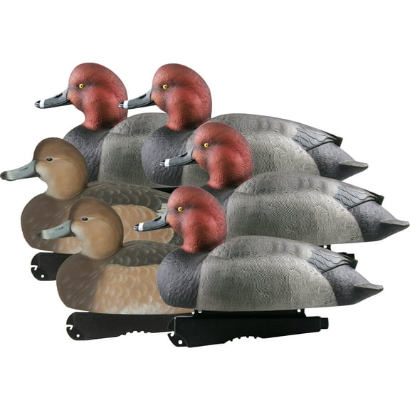 GHG Foam Filled Over-Size Redhead Duck Decoy 6PK
