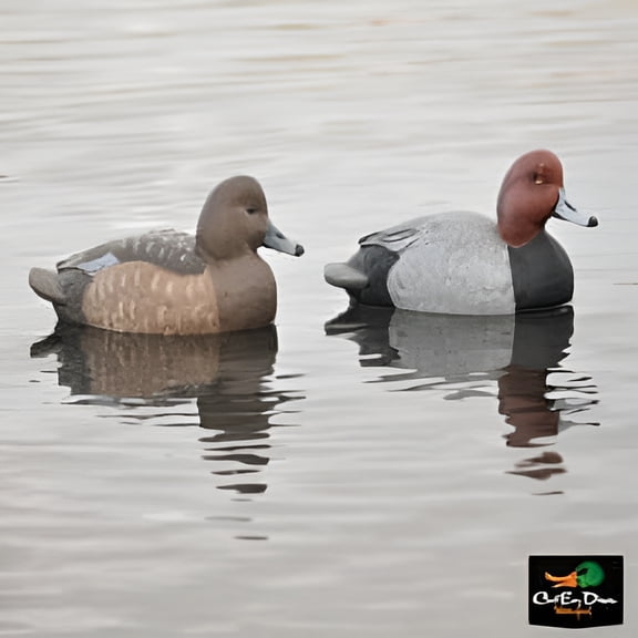 GHG Decoy Systems Pro-Grade Foam Filled Redhead Duck Decoys, 6 Pack
